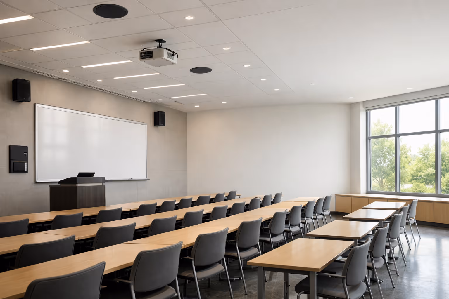 Professional audio equipment and speaker installation